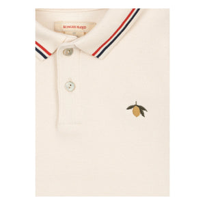 Konges Sløjd - Polo de algodón orgánico Florian | Blanco