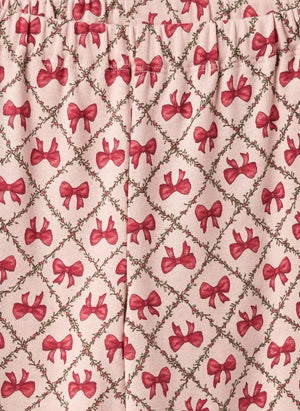 Wheat - Mila Organik Pamuklu Pijama Düğümler | Toz pembe