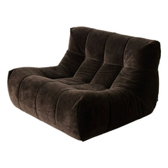 HKliving - Sofá chaiselongue | Marrón