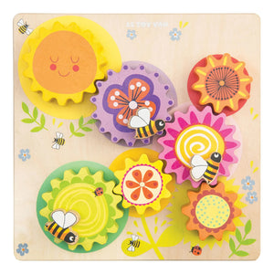 Le Toy Van - Engranajes de madera con abejas y flores