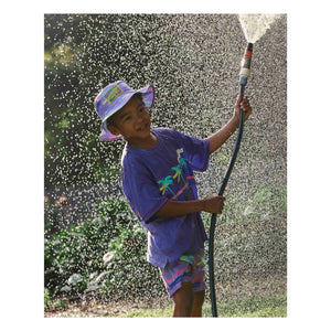 Goldie + Ace - Gorro de baño con protección UV Palmeras | Morado