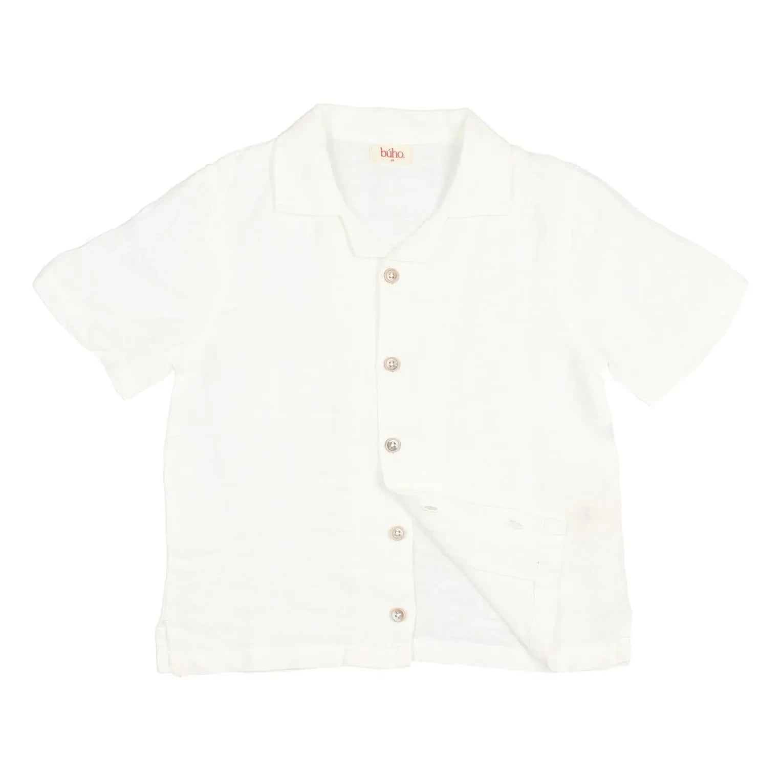 Búho - Camisa de lino | Blanco