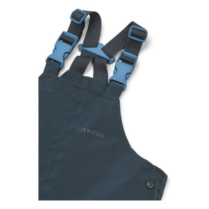 Liewood - Conjunto de lluvia de fibra reciclada Manu Bateaux | Azul marino