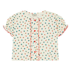 The Campamento - Blusa con Flores | Crudo