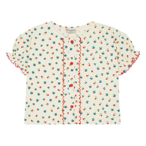 The Campamento - Blusa con Flores | Crudo