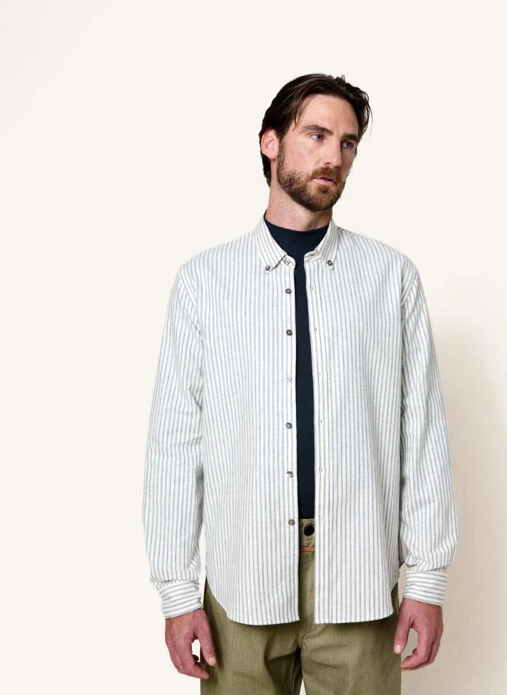Homecore - Camisa a rayas Tokyo Sapporo | Azul claro