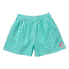 Sunchild - Pantalón corto Tomas Vichy | Turquesa