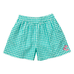 Sunchild - Pantalón corto Tomas Vichy | Turquesa