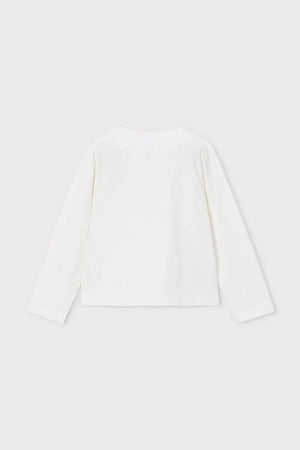 Blusa de manga larga de algodón para niños Mayoral