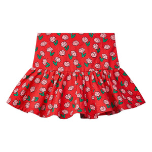 Wynken - Falda de denim Cloud | Rojo