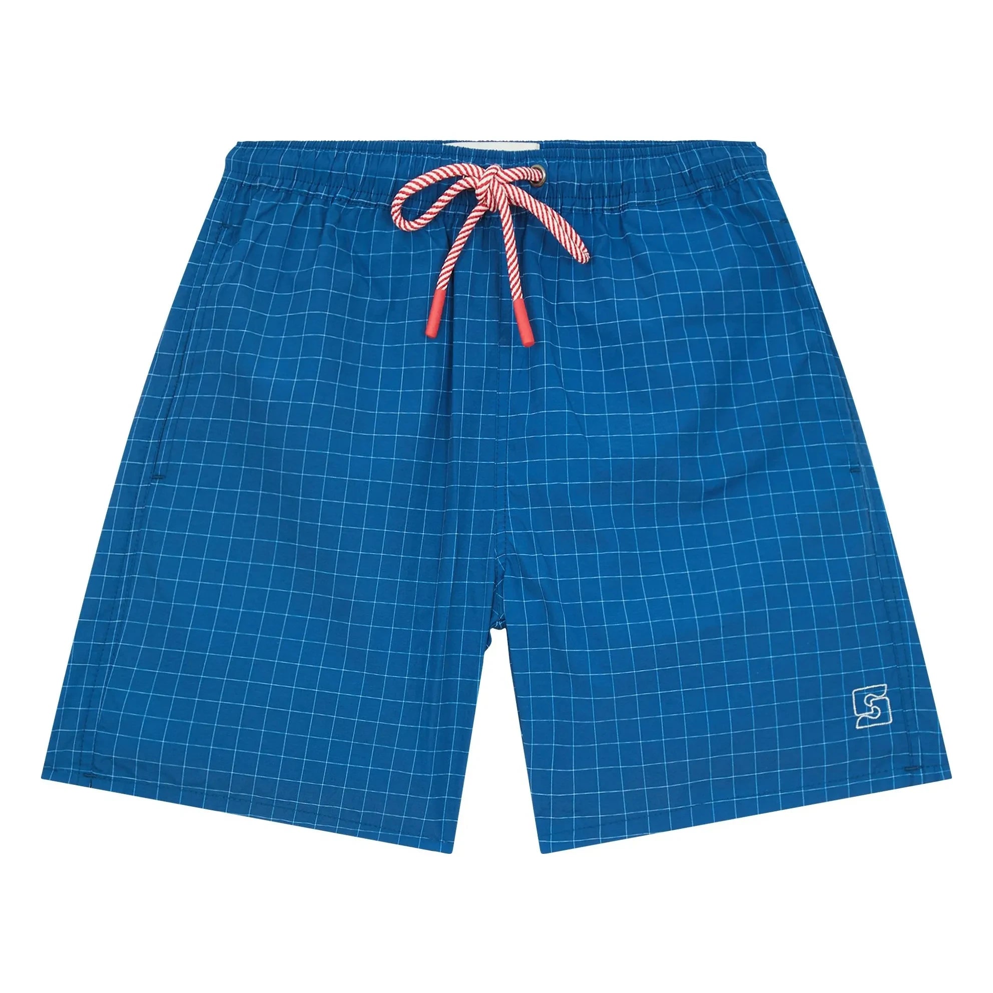 Smallable Kid - Archie Bañador Estampado Cuadrados | Azul