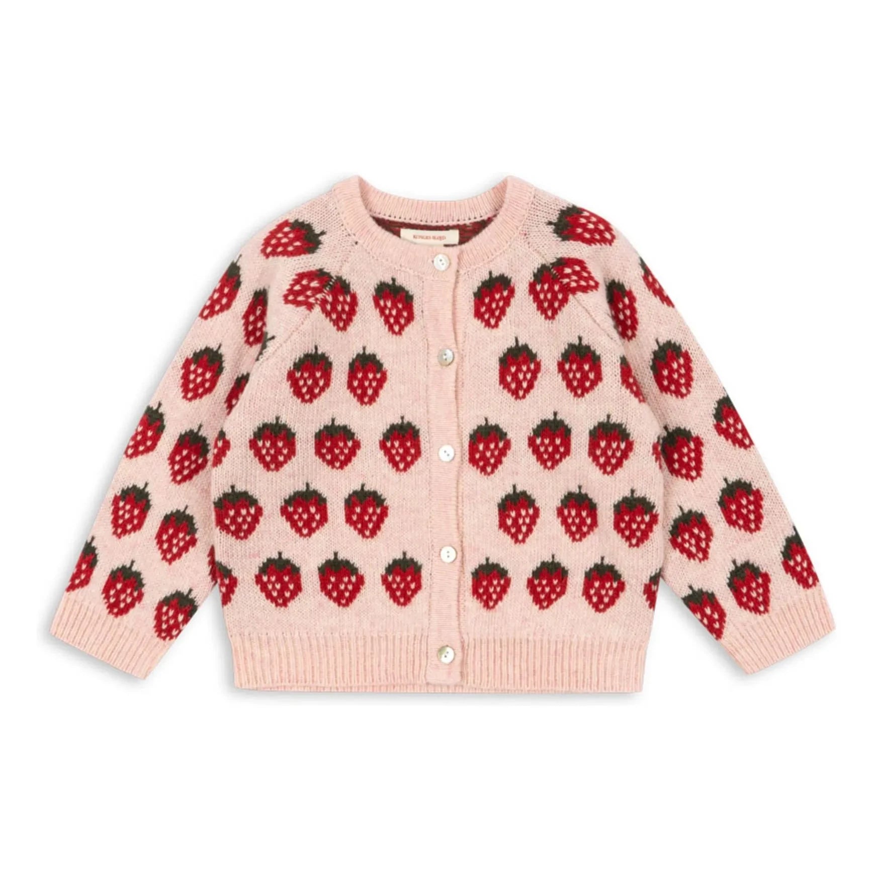 Konges Sløjd - Chaleco de lana Belou Strawberry | Rosa