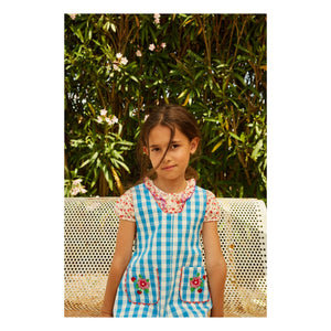 Hello Simone - Vestido Christie Vichy | Azul