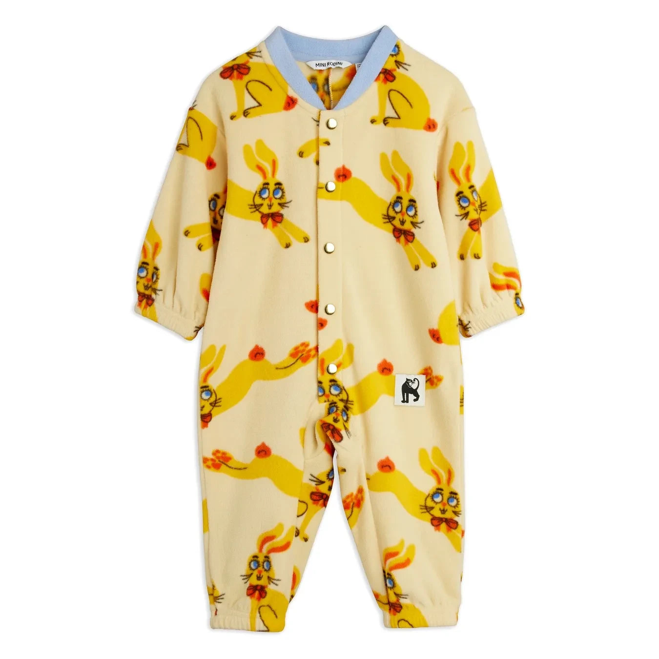 Mini Rodini - Mono conejito de algodón orgánico | Amarillo