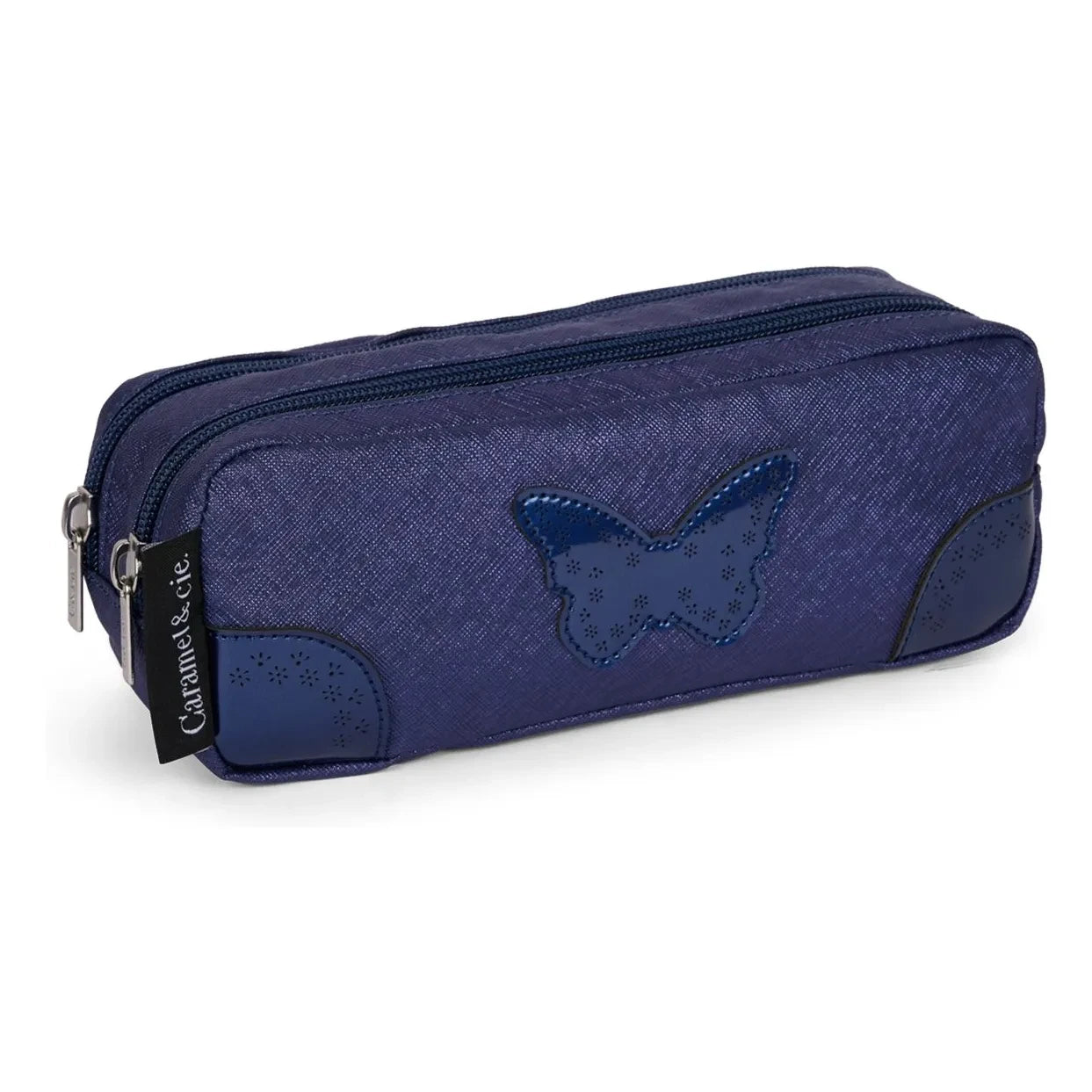 Caramel & Cie - Estuche doble Oxford | Azul