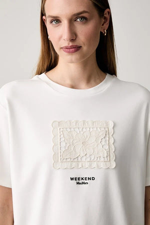 Camiseta de algodón para mujer Weekend Max Mara WKDSALA