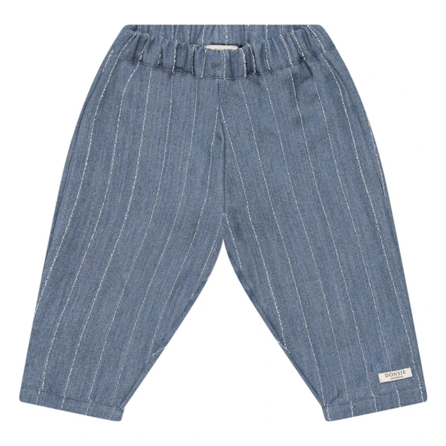 Donsje - Çizgili Mink Pantolon | Denim Mavi