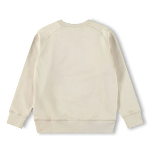 Molo - Sudadera de algodón orgánico Mike Smile | Crudo