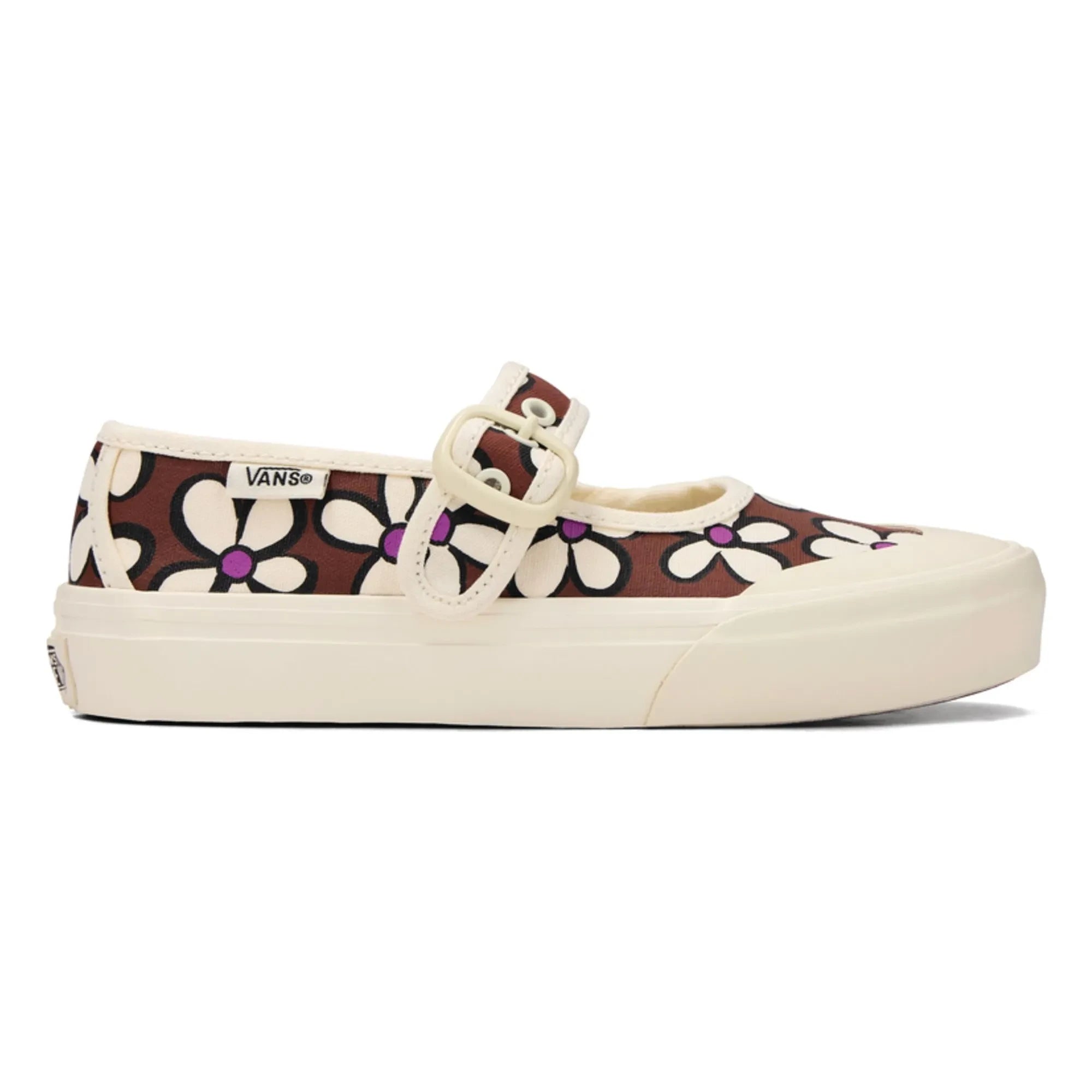 Vans - Zapatillas Mary Jane Flowers | Marrón