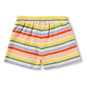 Molo - Shorts de algodón orgánico a rayas Angela | Naranja