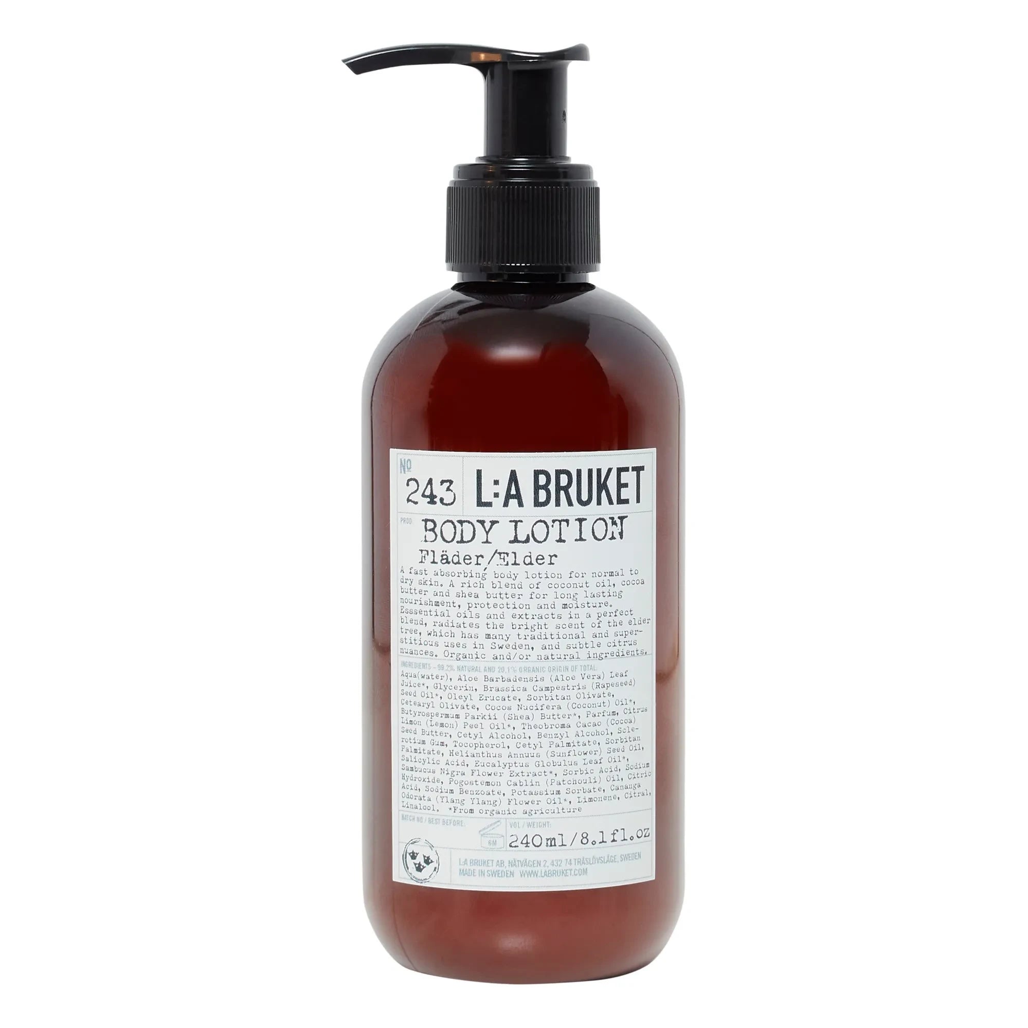 L:A BRUKET - 243 Loción Corporal Saúco 240 ml
