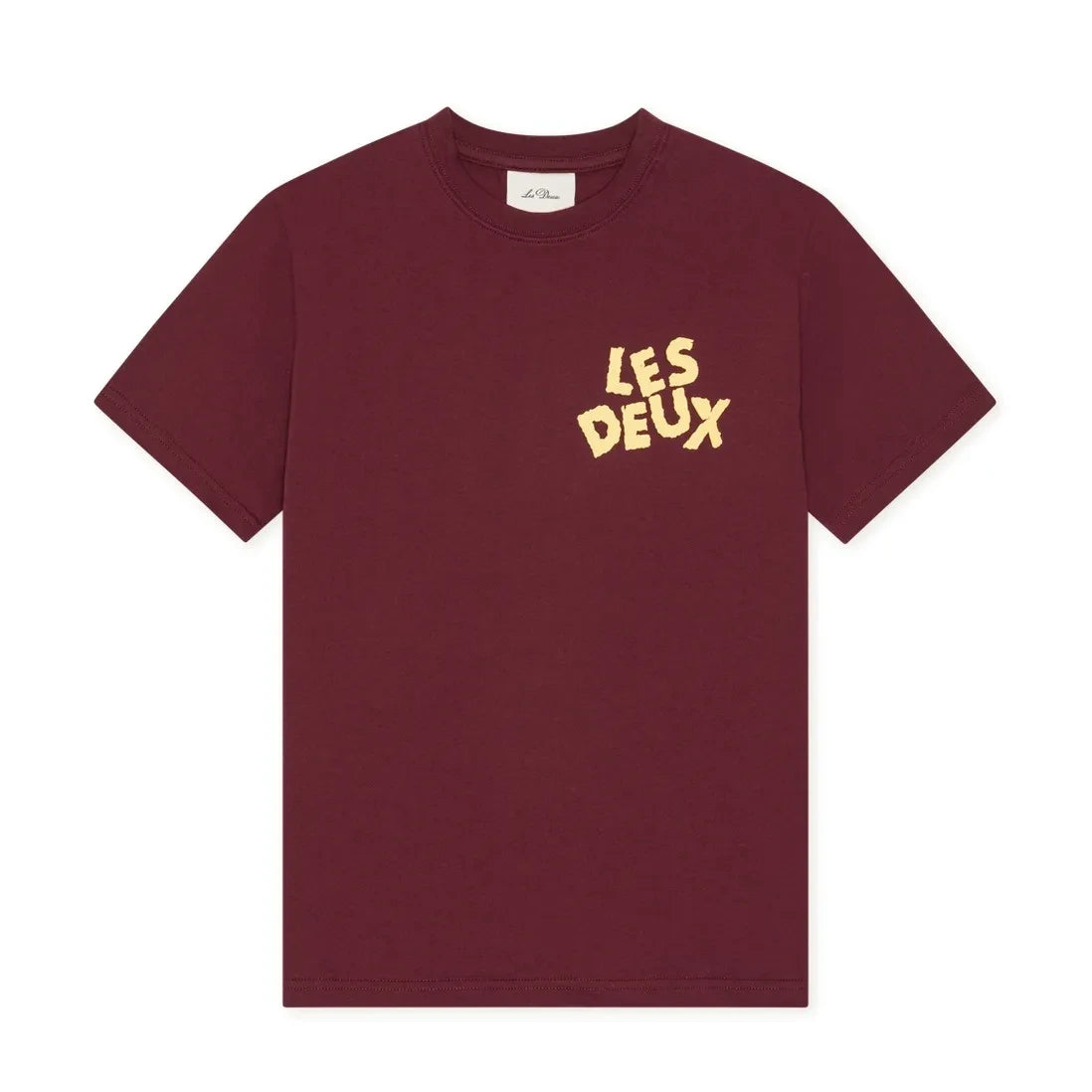 Les Deux - Les Deux Camiseta de Algodón Orgánico | Burdeos