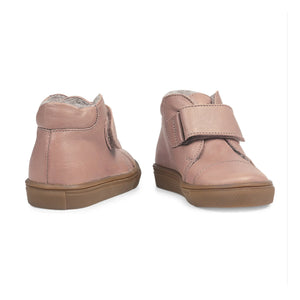 Petit Nord - Zapatillas Deportivas con Forro Sherpa con 1 Tira Adhesiva Toasty | Rosa Polvo