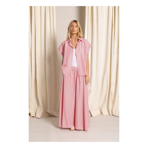 Smallable Woman - Camisa crop Bella de rayas | Cereza
