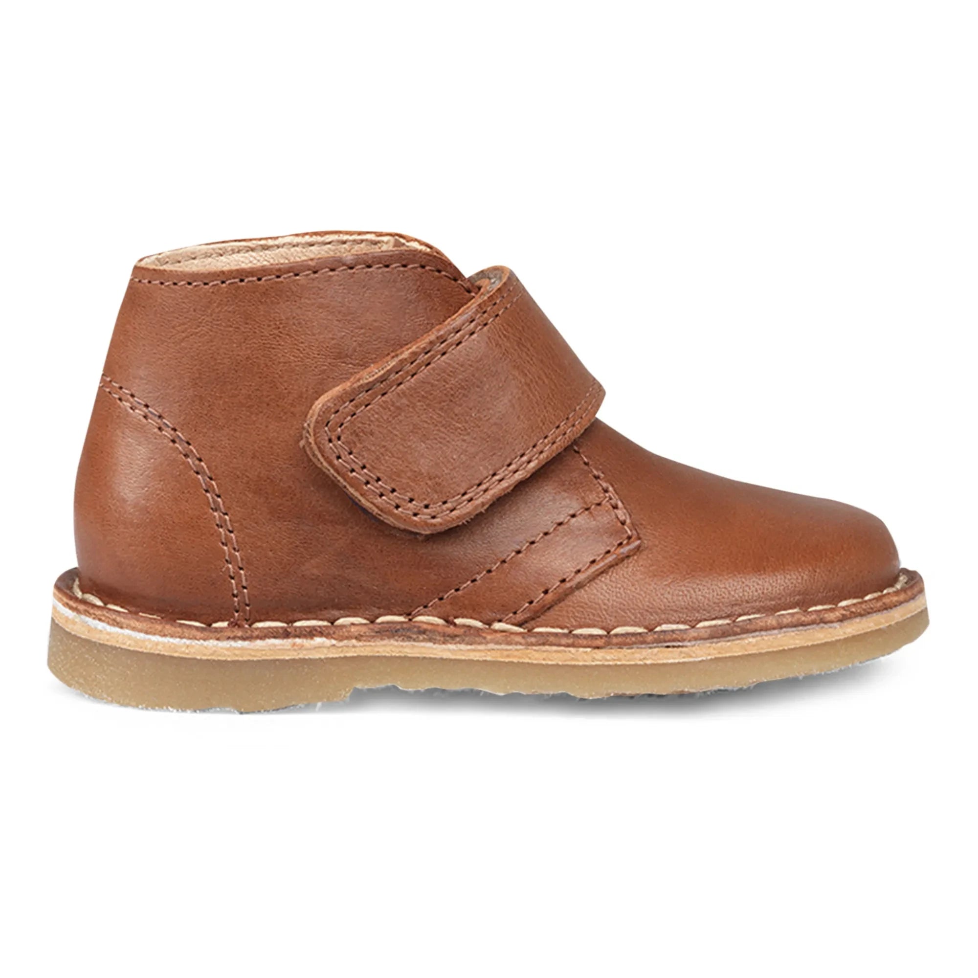 Petit Nord - Botines de desierto con velcro | Coñac