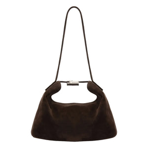 BY FAR - Bolso de ante Bea | Marrón