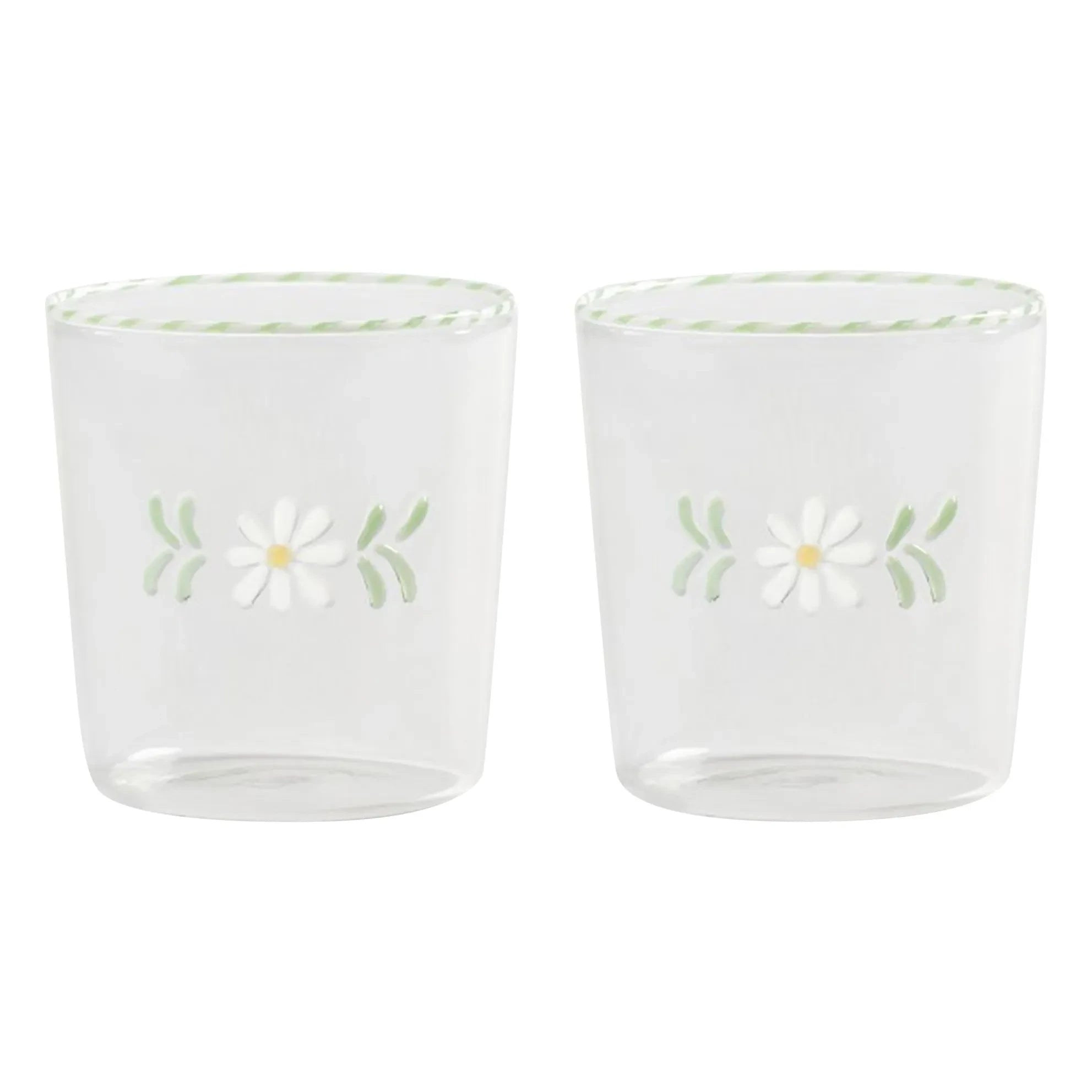 &Klevering - Vasos Flora - Set de 2 | Blanco