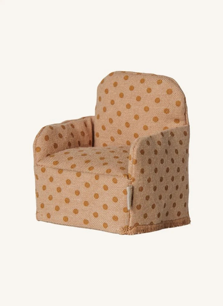 Maileg - Silla de estilo con estampado de lunares