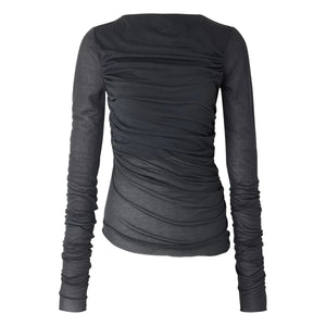 Soeur - Camiseta de algodón Gaya | Azul grisáceo