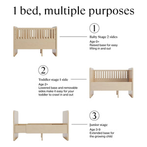 Nofred - Cama convertible | Roble