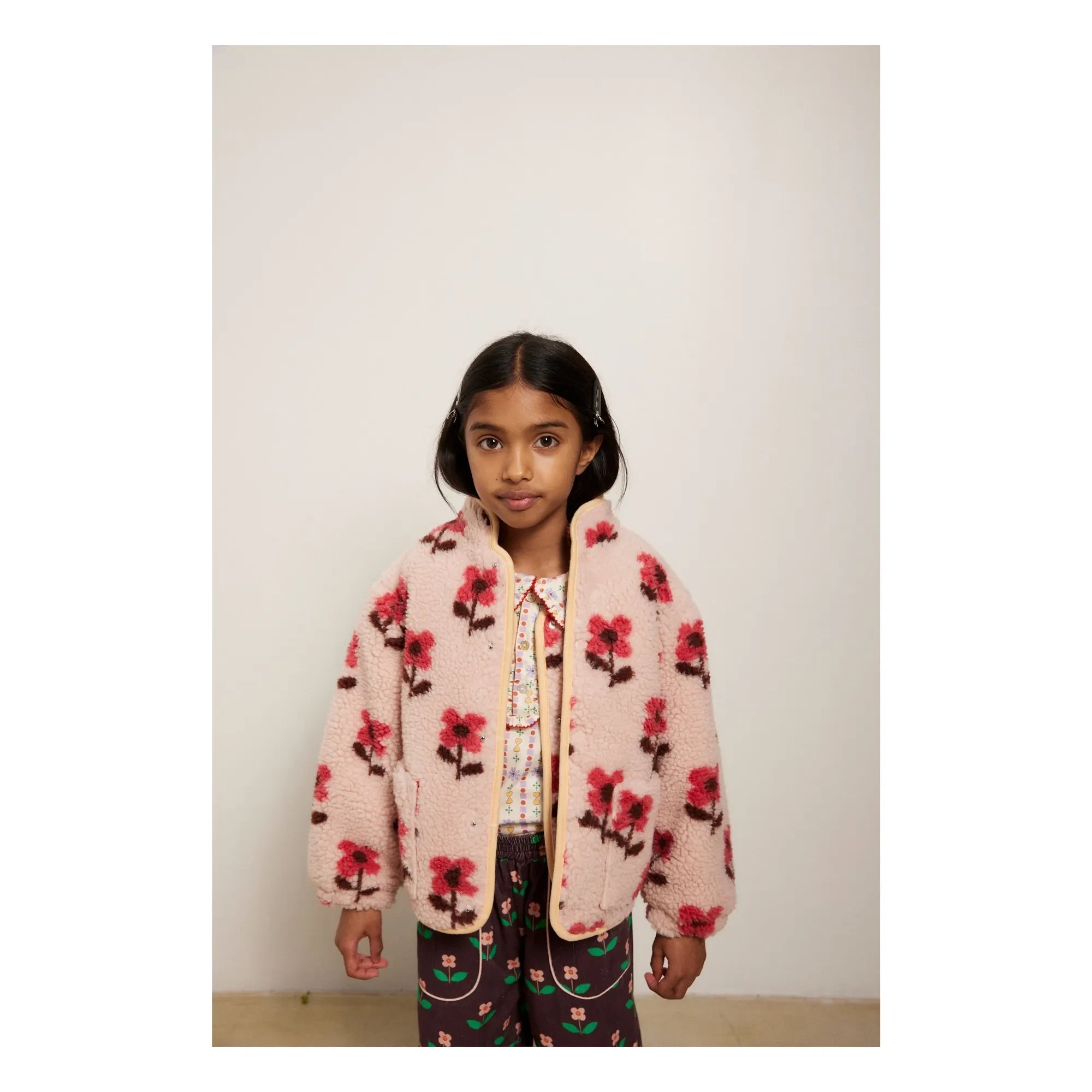 Hola Simone - Chaqueta sin mangas Mira Sherpa | Rosa