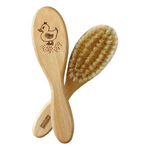 Cepillo de pato con haya y cerdas de seda | Madera clara