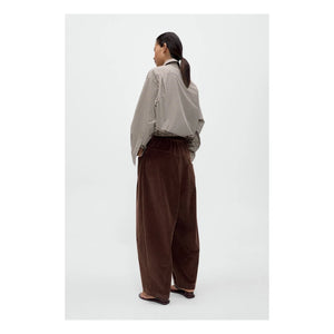 Cordera - Pantalón de Terciopelo con Ajuste Holgado | Marrón