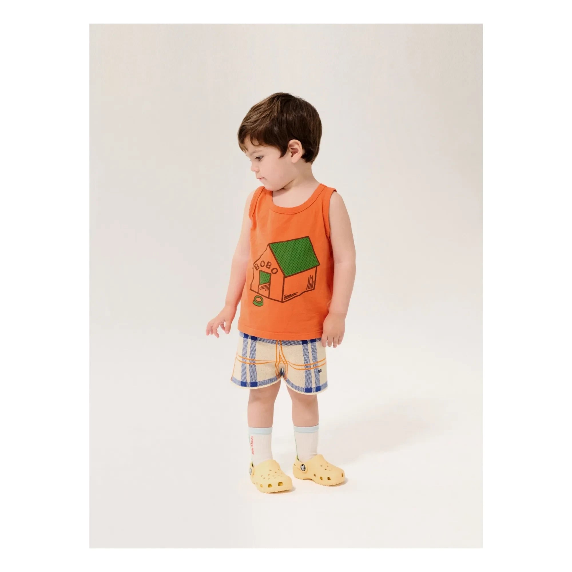 Bobo Choses - Camiseta sin mangas de algodón orgánico | Naranja