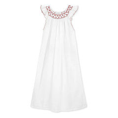 Scarlette Ateliers - Camisón bordado a mano Dona | Rojo