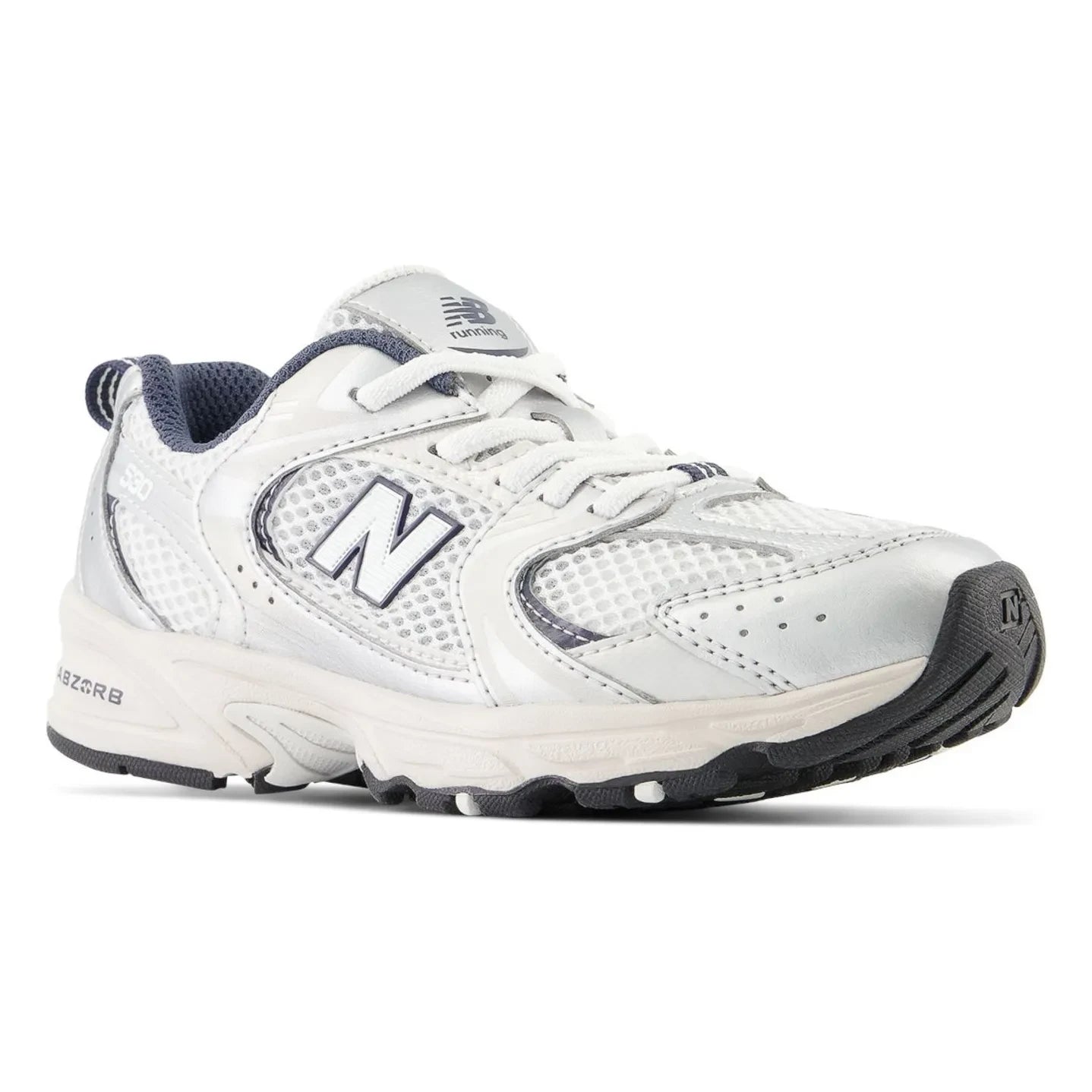 New Balance - Zapatillas Deportivas de Encaje Elástico 530 | Satén blanco