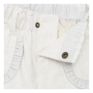 Donsje - Pantalones Josefine de algodón orgánico | Blanco