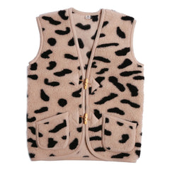 Alwero - Chaleco sin mangas Alpen Cheetah - Colección adulto | Beige