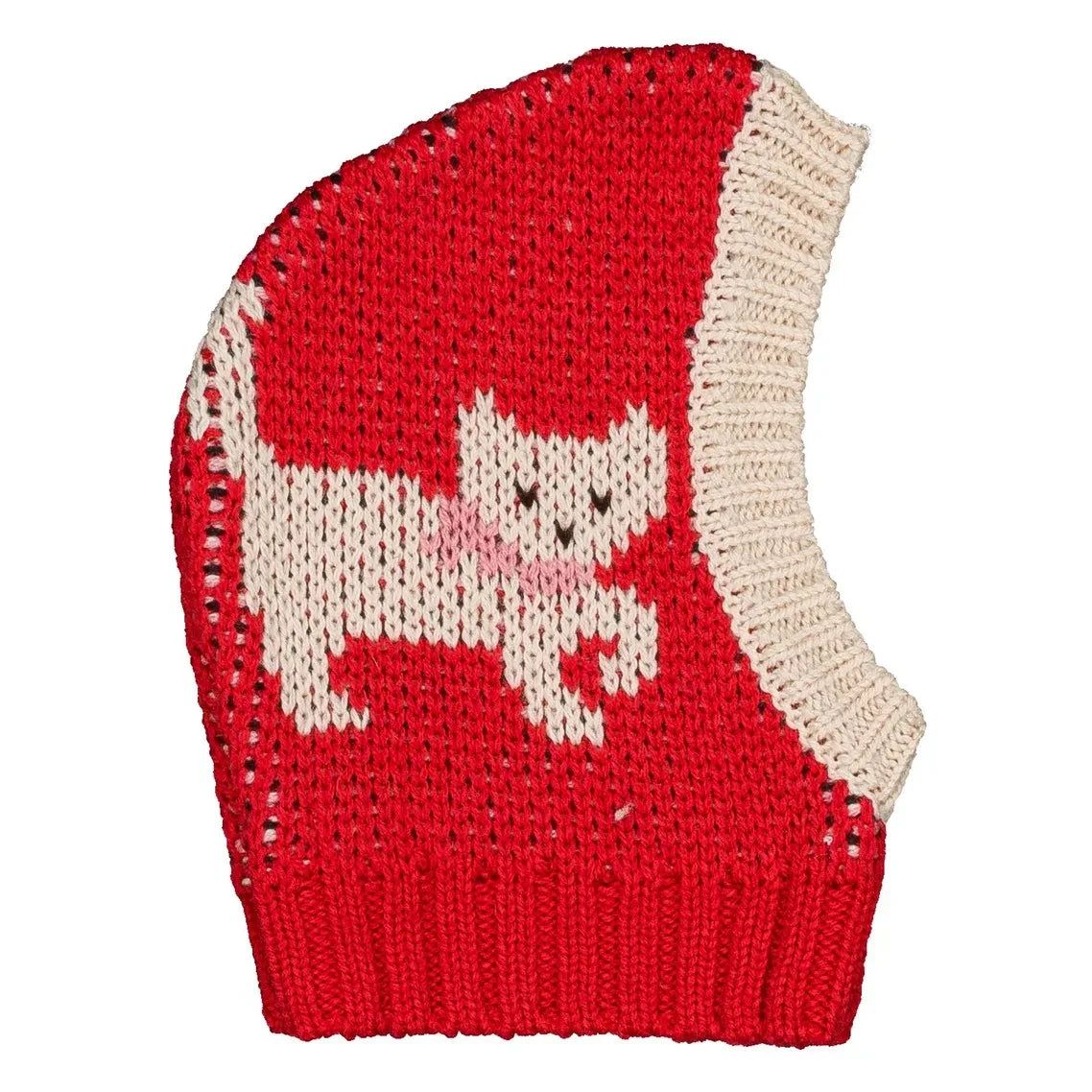 Hola Simone - Capucha de pingüino para bebé, gato | Rojo