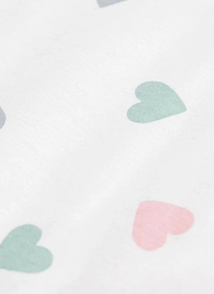 Petit Bateau - Chaleco sin mangas de algodón orgánico con corazón | Blanco