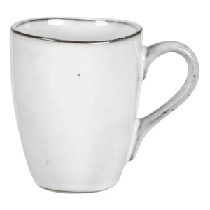 Broste Copenhagen - Taza de gres Nordic Sand con asa | Gris claro