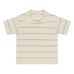 Rylee + Cru - Polo de rayas de rizo | Crudo