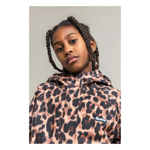 Flotte - Gabrielito Leopar Capa Impermeable Fibras Recicladas | Marrón