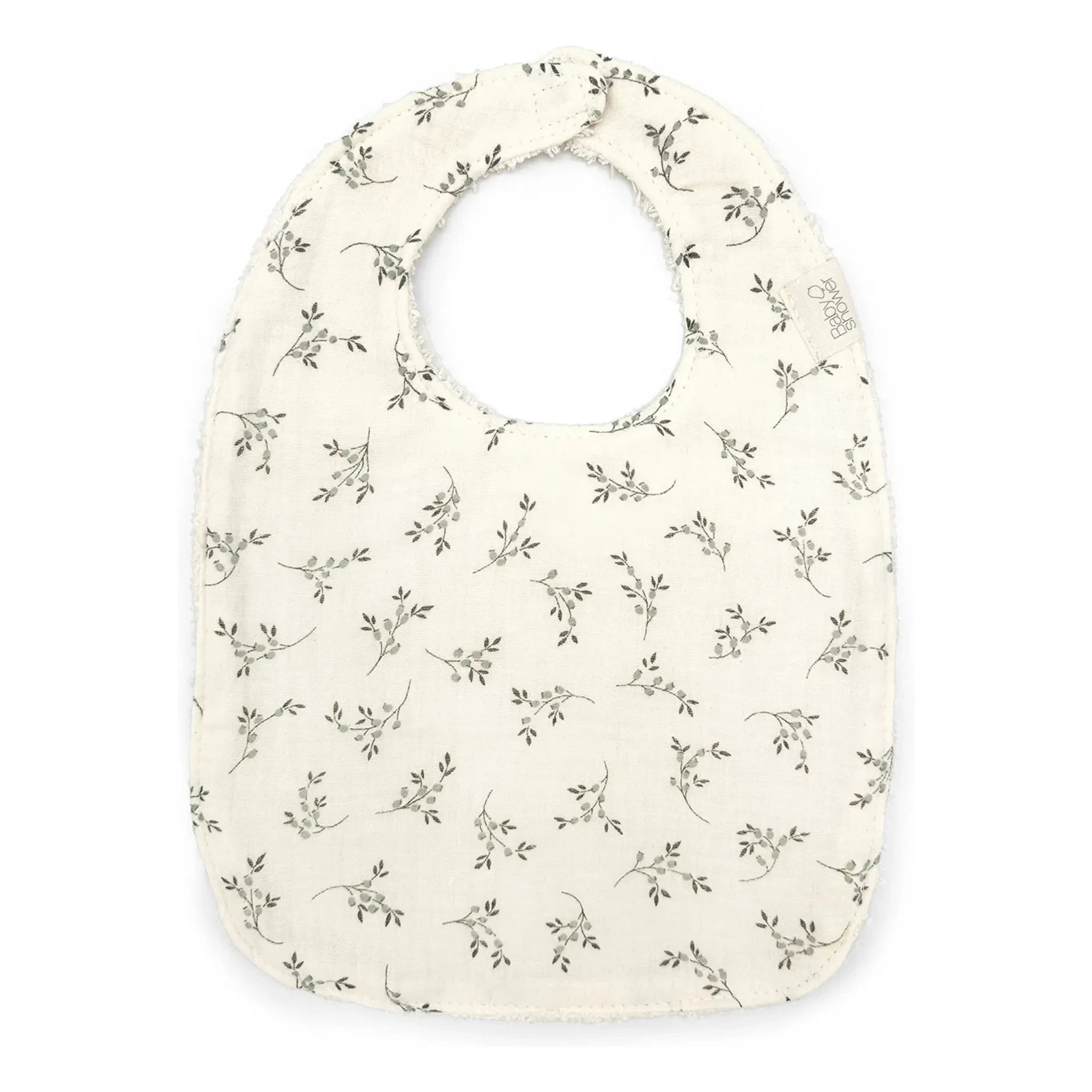 Babyshower - Babero Olive Bloom | Crudo