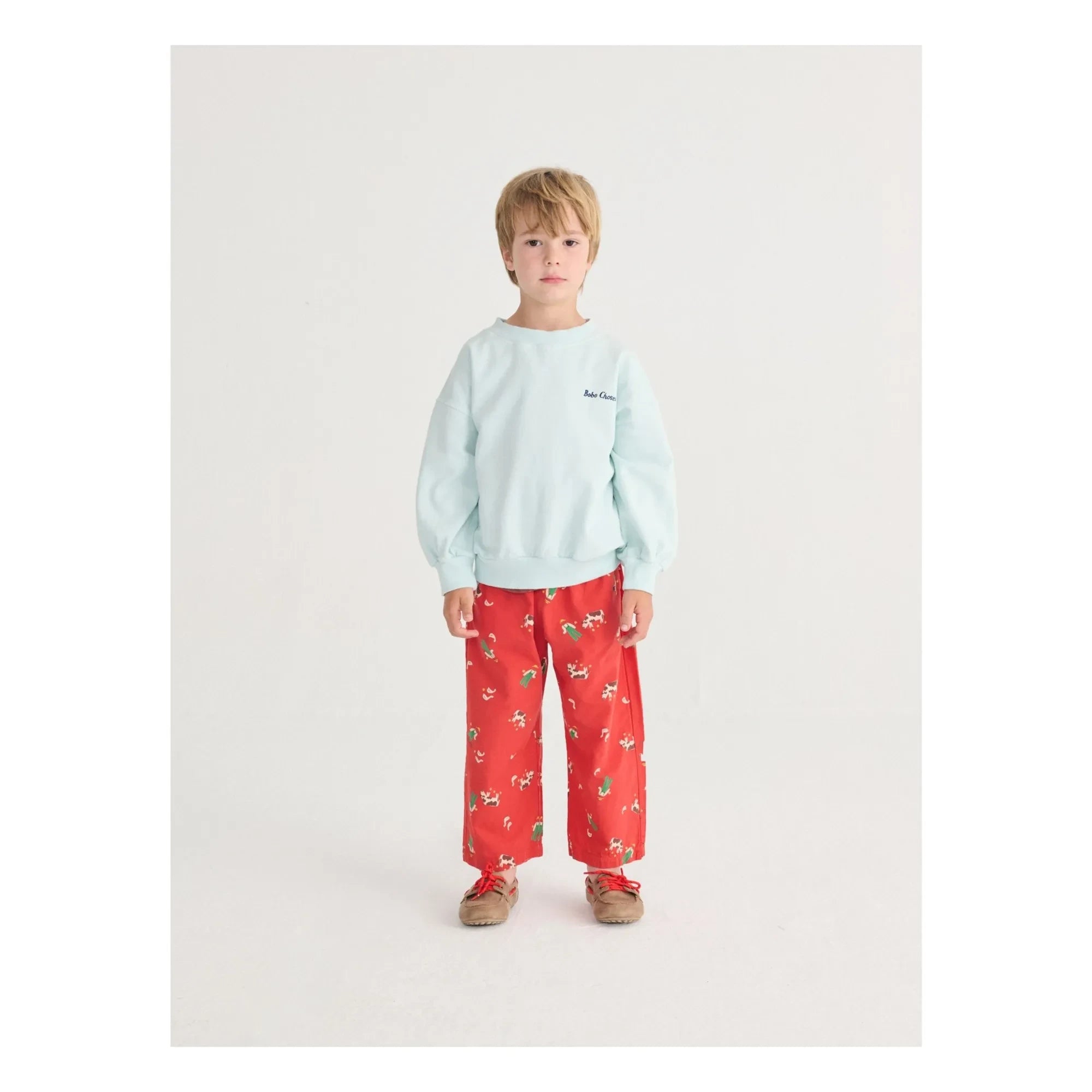 Bobo Choses - Sudadera de algodón orgánico Mr Pickles | Azul claro