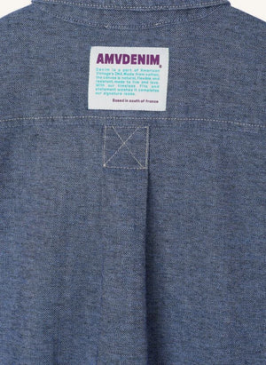 American Vintage - Lofway Pamuk Gömlek | Bleu stone